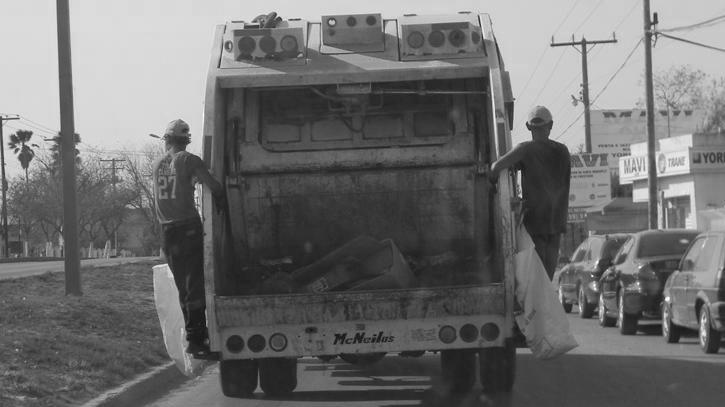 camion recolector de basura