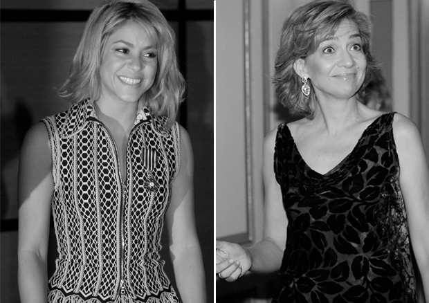 Shakira comparte ginecologo con la infanta Cristina