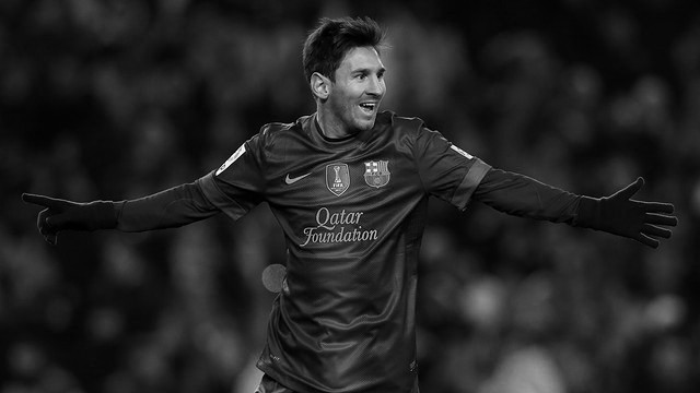 Messi enfila al triunfo a Barcelona