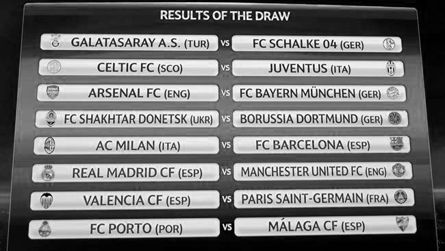 Milan-Barça y Madrid-United, en Champions Noticias Matamoros