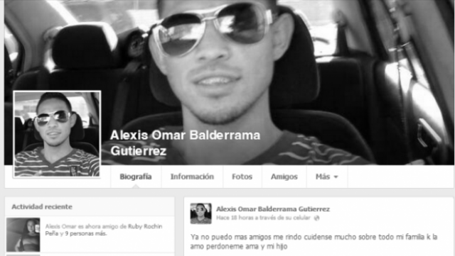 anuncia suicidio en fb