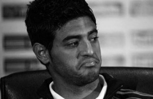 JOHANNESBURG, SOUTH AFRICA - JUNE 14: Carlos Vela attends a press conference of Mexico national soccer team before their training session at the Thaba Ya Batswana hotel on June 14, 2010 in Johhannesburg.  (Photo by Mario Castillo/LatinContent/Jam Media/Getty Images)