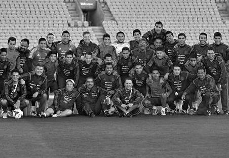 Entrenamiento tricolor cancha Estadio Westpac