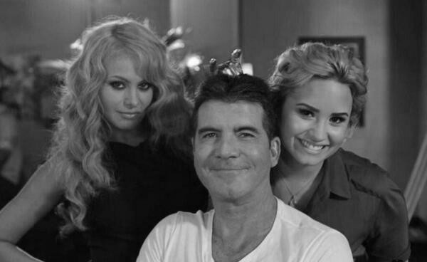 paulina rubio y simon cowell